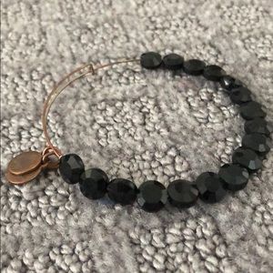 Black Beaded Alex & Ani Bracelet